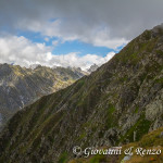 L'esposto sentiero da Passo Ignaga alla valle Adamè
