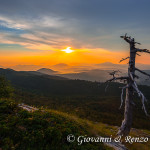 Tramonto dalla cresta nord di Serra di Crispo