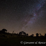 Cielo stellato sul giardino degli Dei