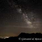 Cielo stellato sul giardino degli Dei