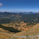 Panorama dal Monte Alpi