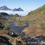 Letto di nuvole lungo il vallone di Salza