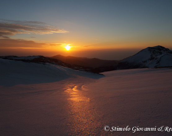 Alba dalla vetta di Monte Pollino