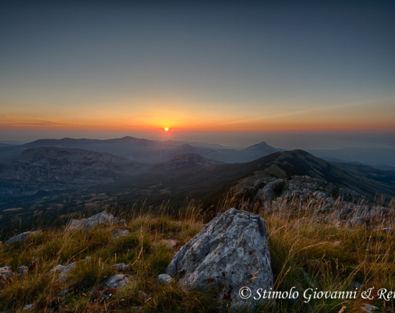 Alba sulla via dell'Infinito