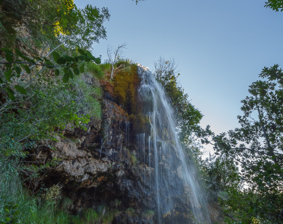 Cascata nei pressi del Convento di Colloreto