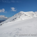 Superata la Timpa di Vallepiana si scorge la vetta