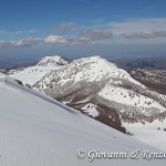 Dalla vetta del Dolcedorme guardando verso Serra delle Ciavole e Serra di Crispo