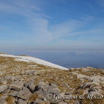 Dalla vetta di Monte Pollino, verso Monte Alpi e Monte Sirino