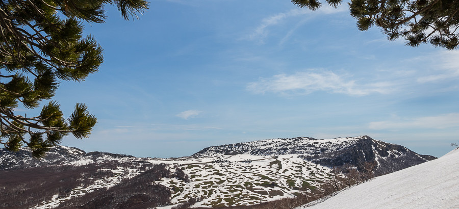 Uno sguardo verso i Piani di Pollino