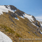Le estetiche pareti del versante ovest di Monte Pollino