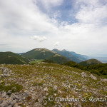 Sguardo dalla vetta verso Piano Ruggio