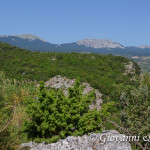 Sguardo su Serra Dolcedorme, Serra delle Ciavole e Serra di Crispo dal Belvedere di Barile