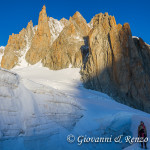 I seracchi del Giacciaio del Gigante