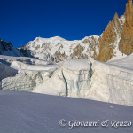 I seracchi del Giacciaio del Gigante