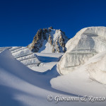 I seracchi del Giacciaio del Gigante