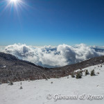 Salendo lungo la cresta Est di Monte Pollino