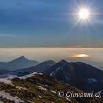 Il sole si specchia sul golfo di Sibari