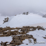 Dalla vetta di Serra delle Ciavole mentre le nuvole ci invadono