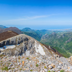 Il grandioso panorama che è possibile ammirare dalla vetta di Cozzo del Pellegrino