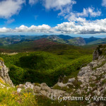 Panorama verso il Mar Ionio dai pressi della vetta di Serra di Crispo