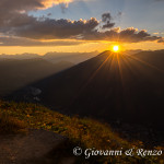 Tramonto al Plan de l'Aiguille