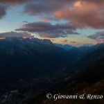 Tramonto al Plan de l'Aiguille