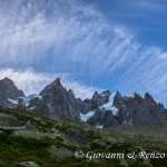Lungo il sentiero dal Plan de l'Aiguille a Montenvers