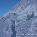 Crepacci presso il Mont Maudit