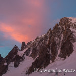 Alba sul Ghiacciaio del Gigante