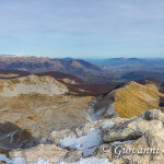 Panrorama dalla vetta di Monte Meta