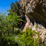 La cengia della scala di Sant'Anna