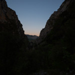 Lo sbocco della Gola di Barile