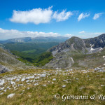 La Valle Orsara dalla cima del Monte Angelo