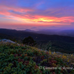 Tramonto dalla cresta nord di Serra di Crispo