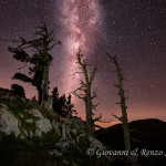 La via lattea sul Pollino