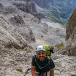 Sulla ferrata Castiglioni
