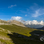 Panorama su Campo Flavona dal Passo della Gallarda
