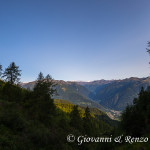 La val di Mezzol che si tuffa nella Val di Sole