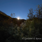 Il sole illumina la Val Fondillo