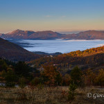 La Valle del Mercure abbracciata dalla nebbia