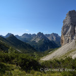 Panorama dalla forcella Urtisiel