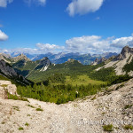 Cason di Canpuròs dalla forcella Val di Brica