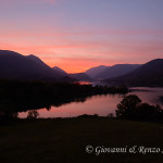 Il Lago di Barrea al tramonto