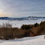 Vista su Campo Imperatore salendo al Monte Tremoggia