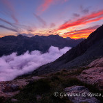 Tramonto dal Rifugio Remondino