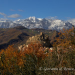 Roccascalegna e la Majella innevata