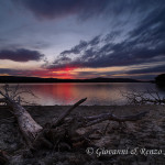 Tramonto al Lago San Giuliano