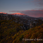 Aurora sul Serra di Crispo e Serra delle Ciavole