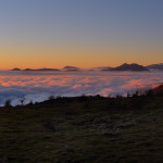 Tramonto sulla Valle del Mercure