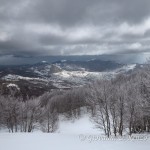 La valle del raganello innevata